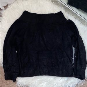 H&M Black Off the shoulder sweater